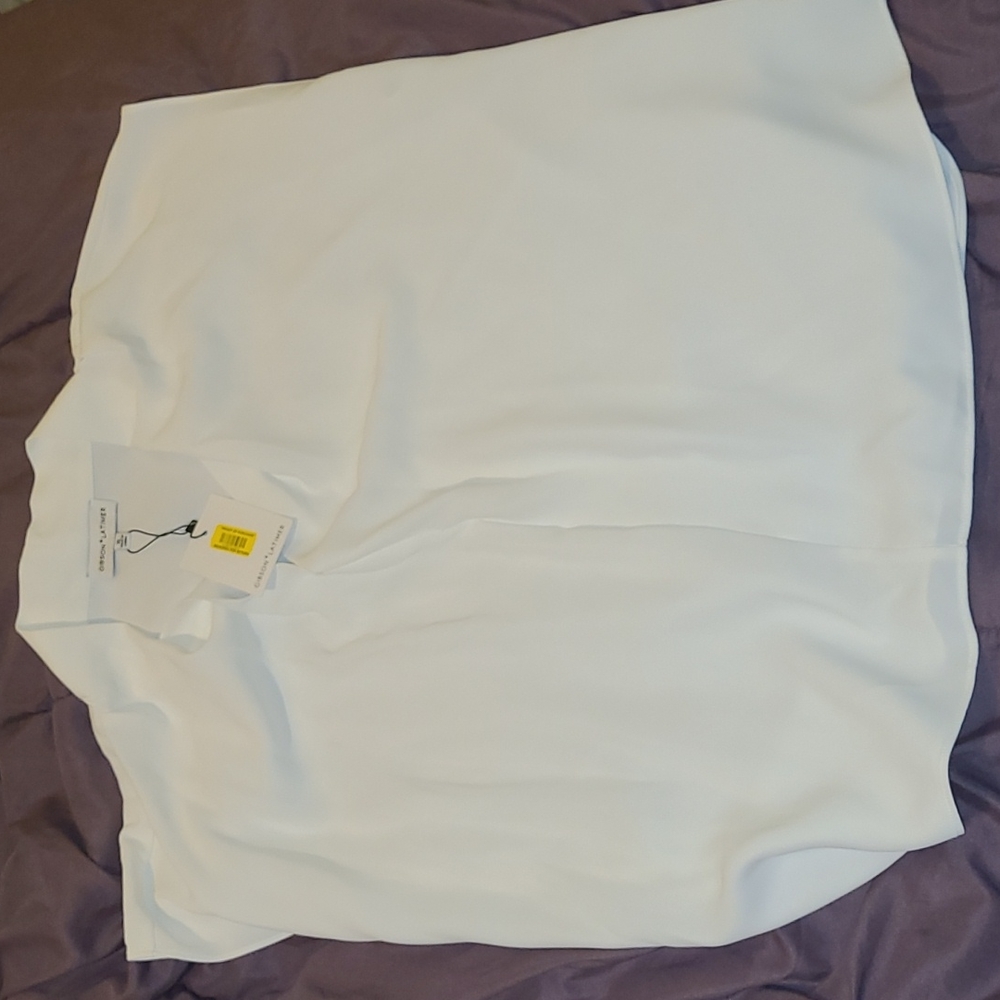 Gibson Latimer white blouse